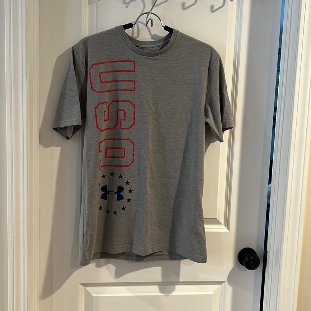 Under Armour USA Heatgear Short Sleeve Shirt